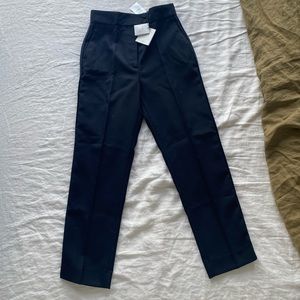 Sandro Navy Wool Trousers